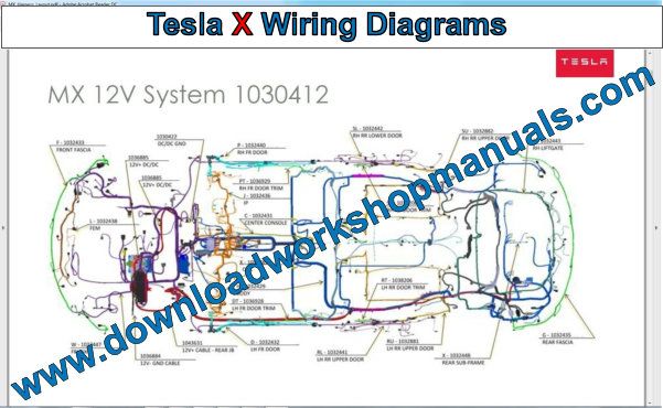 Tesla Model X Wiring Diagrams
